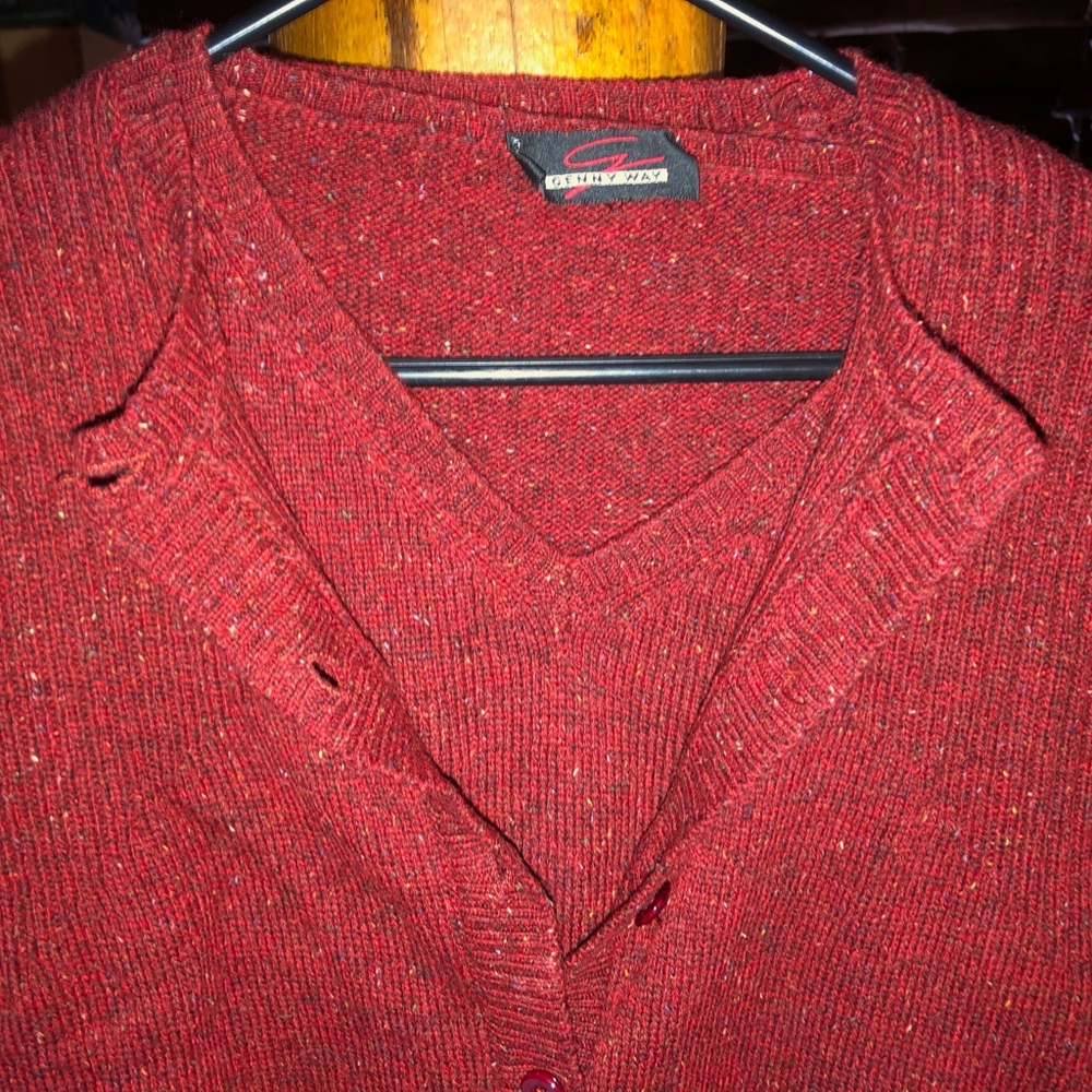 Genny Way Two piece Cardigan and short sleeve set